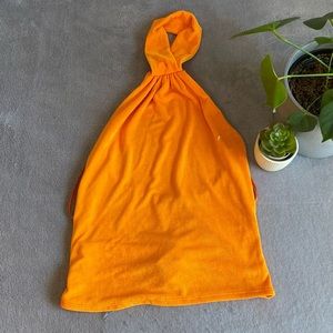NWT saints orange halter top size M